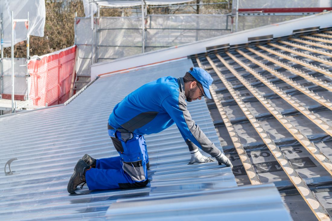 Montage Metalldach Aargau