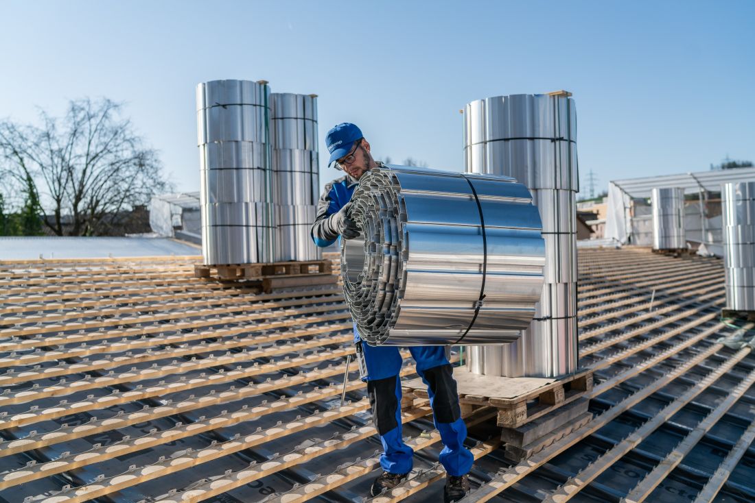 Montage Metalldach Aargau