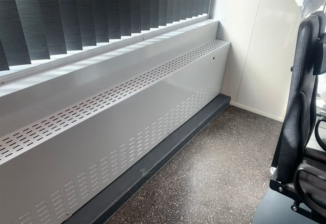 Radiatorabdeckung aus blech